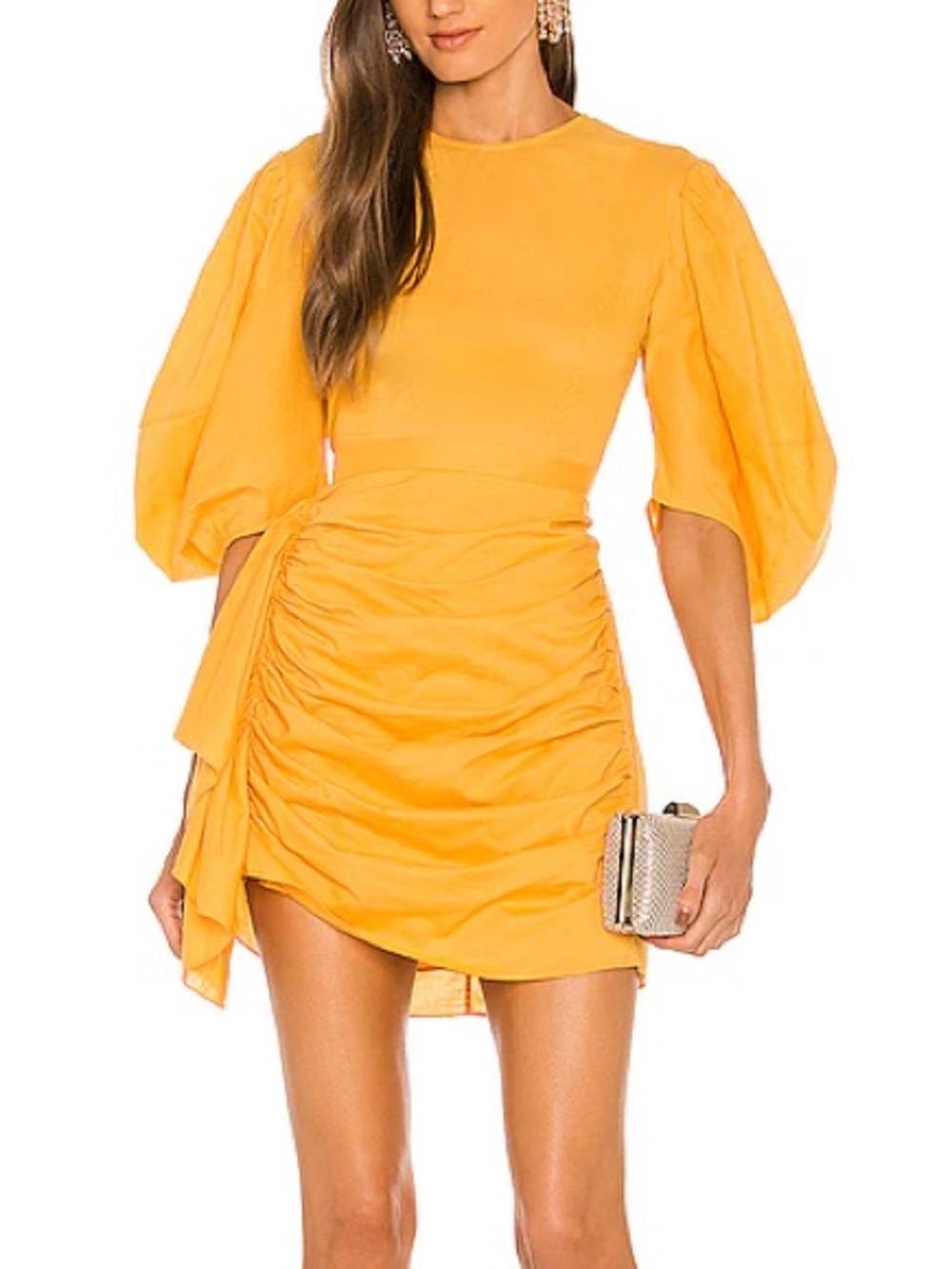 $425 NWT RHODE “Pia” Mini Cotton Dress in Sorbet Sz X-Large